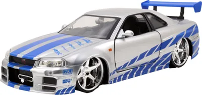 Produktbild von Jada Toys 253203044 - Fast & Furious 2002 Nissan Skyline, 1:24 - Model auta
