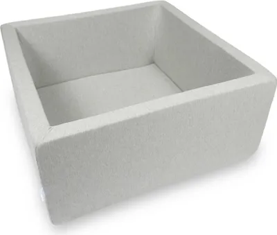 Image de Piscine à sec 90x90x40cm gris clair sans balles