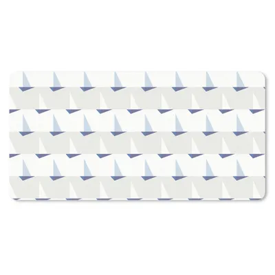 Produktbild von MuchoWow® Schreibtischunterlage Muster - Boot - Meer 80x40 cm - XXL Mauspad - Gaming Mauspad