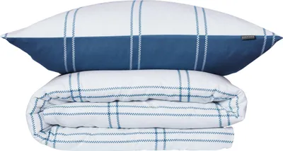 Produktbild von Schiesser Bettwäscheset Ellis - Feinbiber - 2-teilig - 135 x 200 cm - Blau