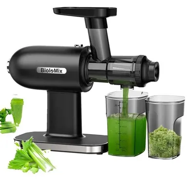Obrázek produktu pro Odšťavňovač na studené lisování, pomalé drcení, automatické odstraňování výlisků, snadné čištění, SJ-012, EU
