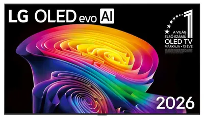 Zdjęcie produktu dla LG OLED evo AI OLED55C61LA, 139,7 cm (55"), 3840 x 2160 px, OLED, Smart TV, Wi-Fi, Czarny