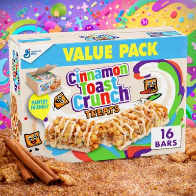 Produktbild von Cinnamon Toast Crunch Cereal Treats Riegel 16 x 24g Vorratspack