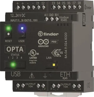 Immagine prodotto di Finder Opta Advanced 8A.04.9.024.8320 SPS-Kommunikationsmodul 12 V/DC, 24 V/DC (8A.04.9.024.8320)