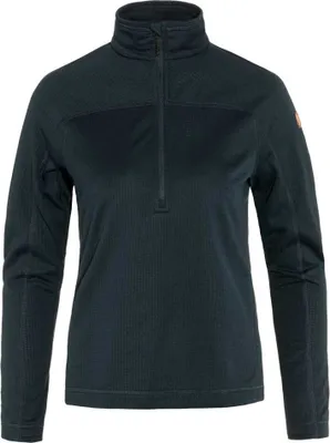 Produktbild von Fjällräven Abisko Lite Fleece Mit Halbem Reißverschluss Blau S Frau Blau S