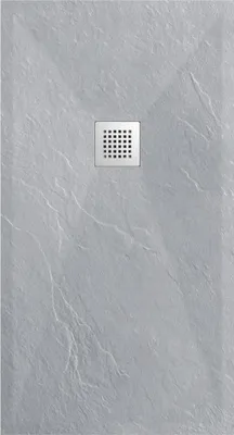 Obrázek produktu pro Balneo sprchová vanička Stone Tray pevný povrch 90x120x2,5cm světle šedá obdélníková protiskluzová