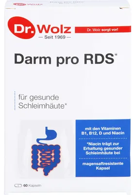 Immagine prodotto di Dr. Wolz Darm Pro RDS, capsule per la salute delle mucose intestinali, 60 capsule