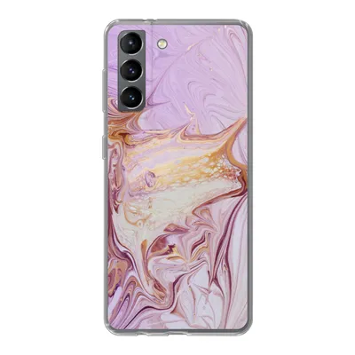 Produktbild von MuchoWow® Handyhülle Schutzhülle Hülle für Samsung Galaxy S21 Marmor - Farbe - Abstrakt Silikon Softcase Handy Hülle - Softcase