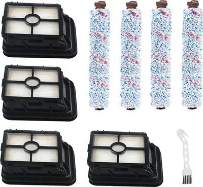 Produktbild von Zubehör für Bissell Crosswave 3-In-1 4 Bürstenrollen und 4 Ersatz Filter für Bissell Crosswave，Kompatibel mit Bissell Vacuum Crosswav 1785 und 2306 Serie