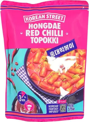 Produktbild von Korean Street Topokki Hongdae süss und scharf 163g