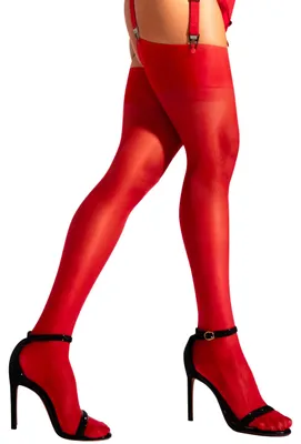 Immagine prodotto di sofsy Feine calze a rete 15 DEN - Calze in nylon delicate come la seta, ideali per essere indossate con bretelle
