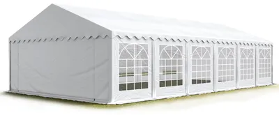 Produktbild von TOOLPORT Partyzelt Festzelt 6x12 m Garten-Pavillon PVC Plane 700 N in weiß Wasserdicht
