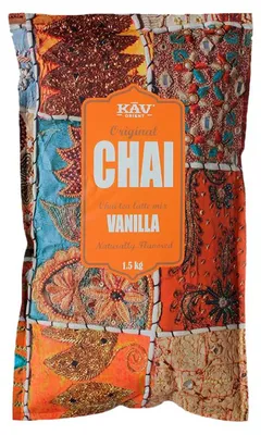 Obrázek produktu pro Směs pro chai latte KAV America, příchuť vanilka, 1,5 kg