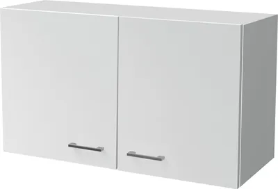Produktbild von Flex Well Hängeschrank Lucca BxTxH 100 x 32 x 55 cm weiß matt zerlegt Anschlag links rechts 00010743