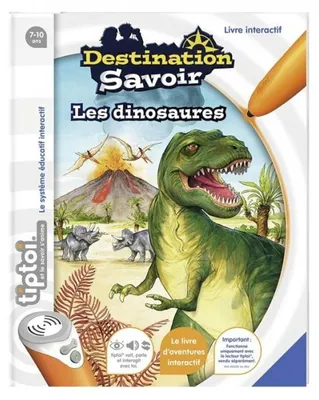 Image de Tiptoi destination savoir : les dinosaures - livre interactif 7-10 ans - ravensburger - jeu educatif