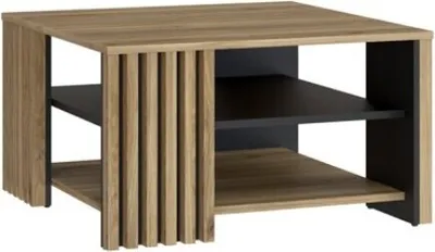 Produktbild von Couchtisch Joakimis Cftt5150-M682 Kaffetisch 80X45X50 Cm Sofatisch Mit Lamellen