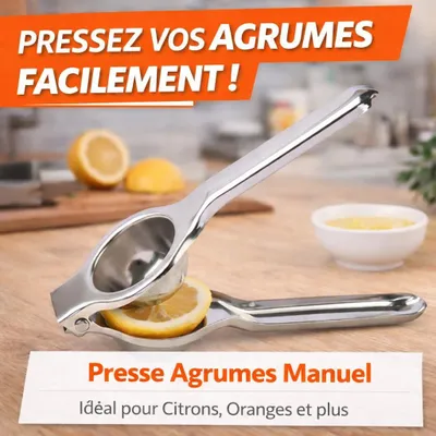 Image de Presse-Agrumes Manuel en Métal