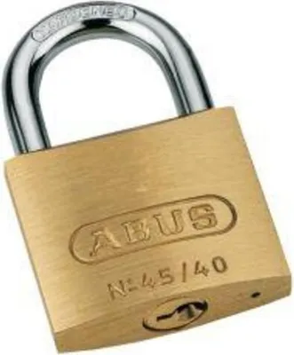 Produktbild von ABUS Vorhangschloss 45/40 5 Schl., Messing massiv
