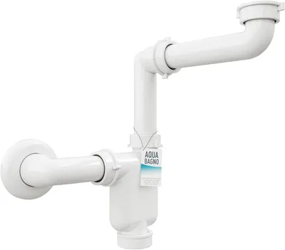 Zdjęcie produktu dla Syfon do umywalki, oszczędzający miejsce, G 1 1/4 cala, DN 32 mm, do łazienki