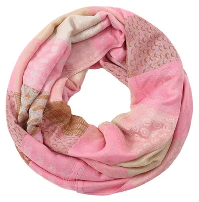 Produktbild von Leoberg Uni Loop Jacquard in verschiedenen Farben - Loop-Schal für Damen und Herren in 228094-mehrfarbig-23