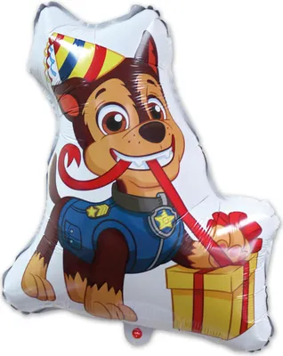 Zdjęcie produktu dla Balon foliowy Chase, Psi Patrol, 49 x 60 cm