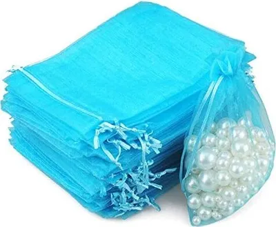 Produktbild von Organza Geschenkbeutel 100Stk Organzabeutel Schöne Säckchen Organzasäckchen für Gastgeschenke 10CM x15CM