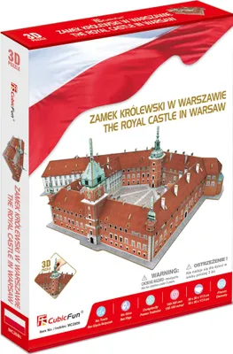 Produktbild von 3D-Puzzle „Königliches Schloss“, 105 Teile