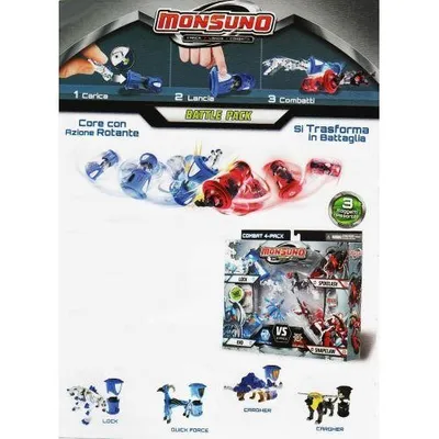 Obrázok produktu pre MONSUNO – Core Combat 4-Pack Wave #2