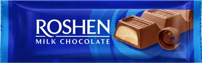 Produktbild von Roshen Baton mit Schokoladenüberzug und Creme-Brûlée-Füllung, 33 g