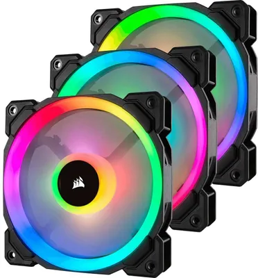 Zdjęcie produktu dla Zestaw 3 wentylatorów Corsair LL120 RGB 120mm (CO-9050072-WW)