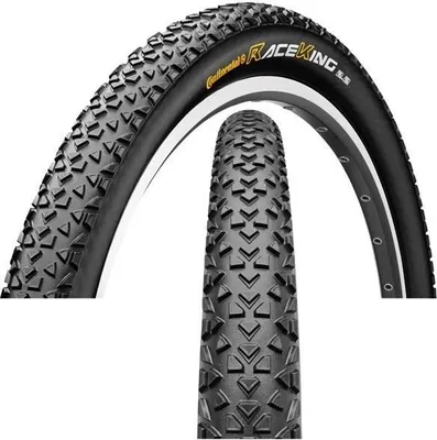 Produktbild von Continental Race King, 27.5", Straße, Tubeless-Reifen, Klappbarer Wulst, Schwarz, 180 TPI
