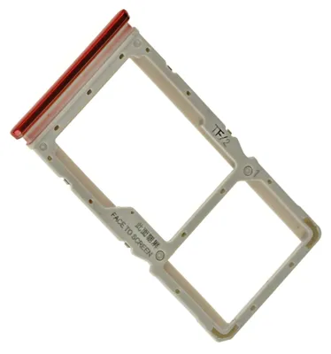 Produktbild von Redmi Note 8 Pro Sim Karten Halter Tray Fach (Red), Rot