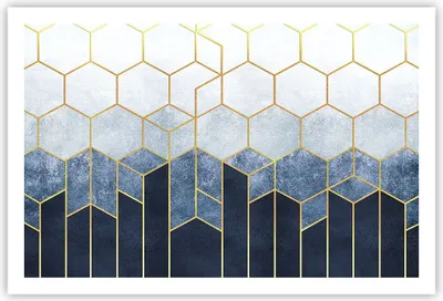 Produktbild von Poster - Poster ohne Rahmen - Abstraktion Figuren Geometrisch - 91,5x61 cm - Wand Bild - Wanddeko - Wandbilder - Kunstposter - Wandposter - Bilder - Kunstdruck - Wanddekoration - P2XAA91x61-5135