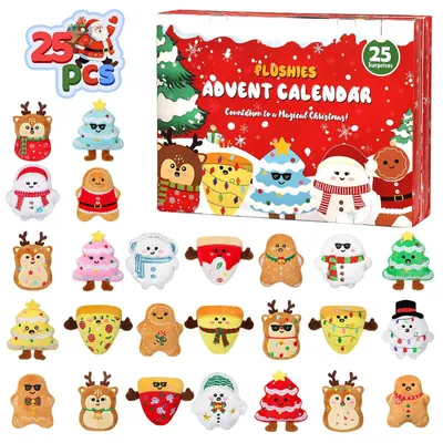 Produktbild von Kuscheltier Adventskalender Kleinkinder Kawaii Plüsch Adventskalender