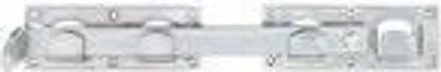 Produktbild von Alberts Doppeltorüberwurf mit versenkten Schraublöchern | galvanisch verzinkt | Dickschichtschutz | Gesamtlänge: 423 mm | Plattenlänge: 180 mm