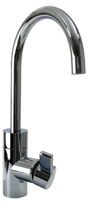 Produktbild von Einhebelmischer Wasserhahn Lucca für Wohnmobile, Wohnwagen, Caravans und Boote mit Schalter in Chrom