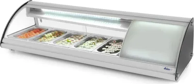Zdjęcie produktu dla Witryna Chłodnicza Ekspozycyjna Do Sushi 5X Gn 1/3 Arktic Hendi 233757