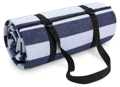 Produktbild von Picknickdecke Campingdecke XXL Strand Picknickdecke Wasserdicht Mit Tragegriff 200x200cm