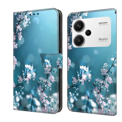 Produktbild von Für Xiaomi Redmi Note 13 Pro Plus Kunst-Leder Book Handy Tasche Motiv 17 Hülle Etuis Schutz
