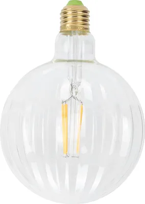 Imagen del producto de Bombilla LED de filamento, estilo antiguo, forma de sandía, casquillo E27, 220V, luz cálida (transparente), ideal para decoración del hogar. Modelo 4W G125
