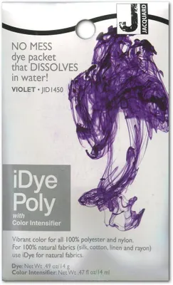 Imagen del producto de Colorante textil púrpura, 14 g, para teñir textiles