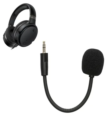 Productafbeelding van Vervangende microfoon voor gaming headset, 10 cm in zwart