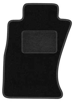 Image de Tapis conducteur en moquette pour Mitsubishi 3000GT 1994-2001 (coupé) – 1 pièce, noir, sur mesure – Wielganizator LUX