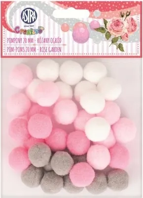 Produktbild von ASTRA Pompoms 20 mm - Rosengarten 335121024