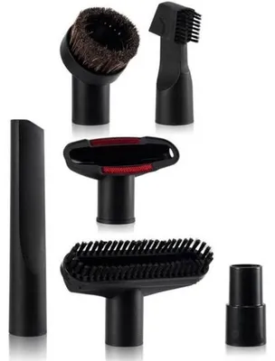 Immagine prodotto di Set di accessori per aspirapolvere - 6 pezzi, con adattatore da 32/35 mm e bocchette universali