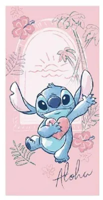 Produktbild von Aloha Strandtuch / Strandlaken - Lilo und Stitch