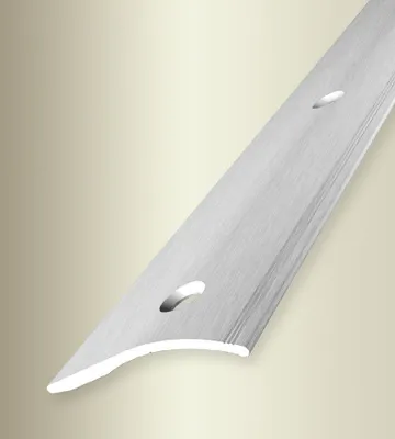 Produktbild von PROVISTON | Anpassungsprofil | Breite: 40 mm | Höhe: 0 - 18 mm | Länge: 1000 mm | Aluminium eloxiert | Rampe | Silber Fein Geschliffen | Versenkt Gebohrt
