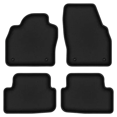 Immagine prodotto di Tappetini in moquette per Audi A1 II (GB) 2018- (hatchback) – set 4 pezzi, neri, su misura – Wielganizator DURBAN
