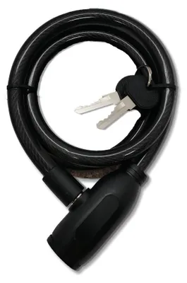 Obrázek produktu pro Kabelový zámek na kolo FISCHER, délka: 1 800 mm, černý