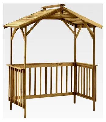 Produktbild von Grillpavillon aus imprägniertem Kiefernholz, 163,5x93x210 cm